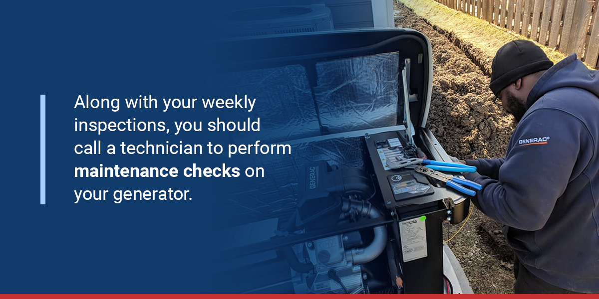 along with weekly inspections, you should call Penco to perform maintenance checks